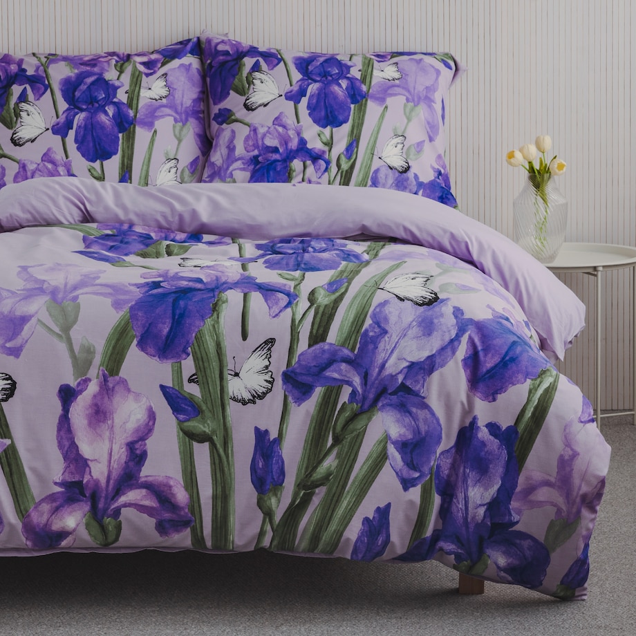 Cotton Bed Linen Florallsol 200x220 cm