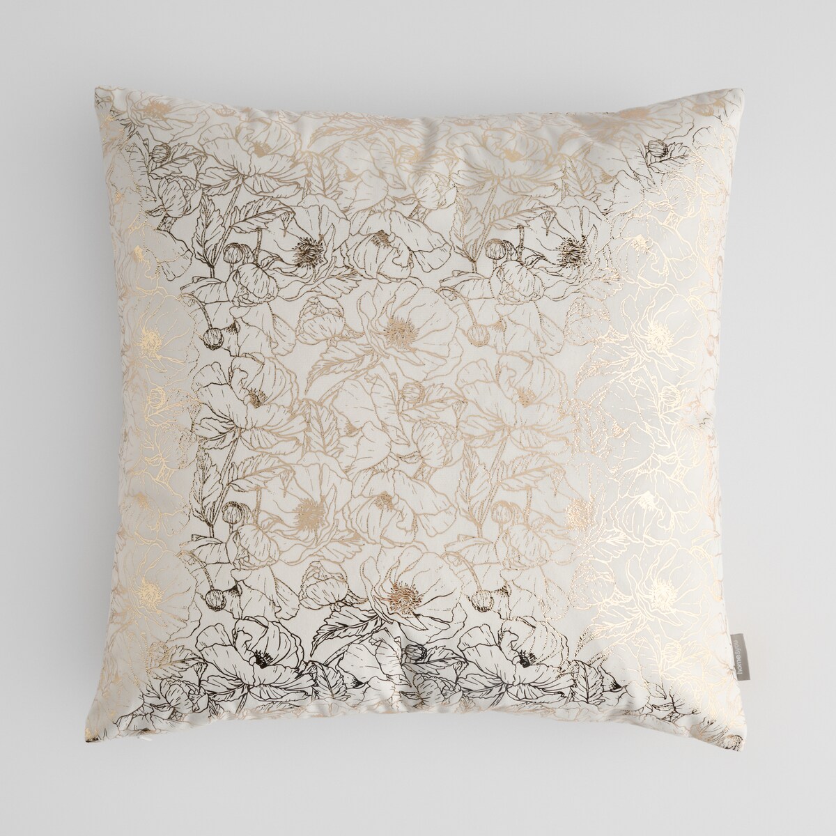 Poszewka Welwetowa Casinosis 45x45 cm z motywem kwiatowym