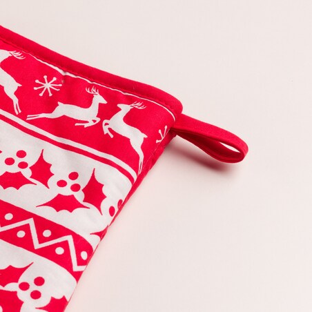 Komplet Rękawic Kuchennych Scandi xmas 19x30 cm