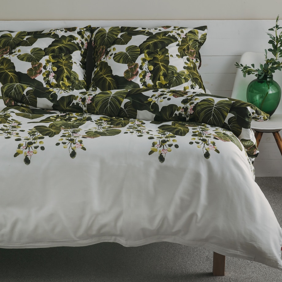 Sateen Bed Linen Tropices 160x200 cm