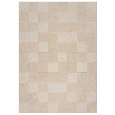 Dywan Wełniany Moderno Checkerboard Natural 120x170