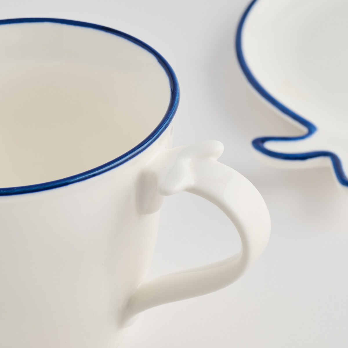 Filiżanka Ze Spodkiem Oceanik z motywem morskim