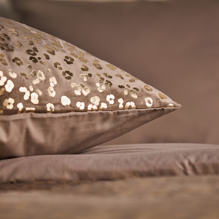 Pościel welwetowa ze złotym nadrukiem Panterin 200x220 cm