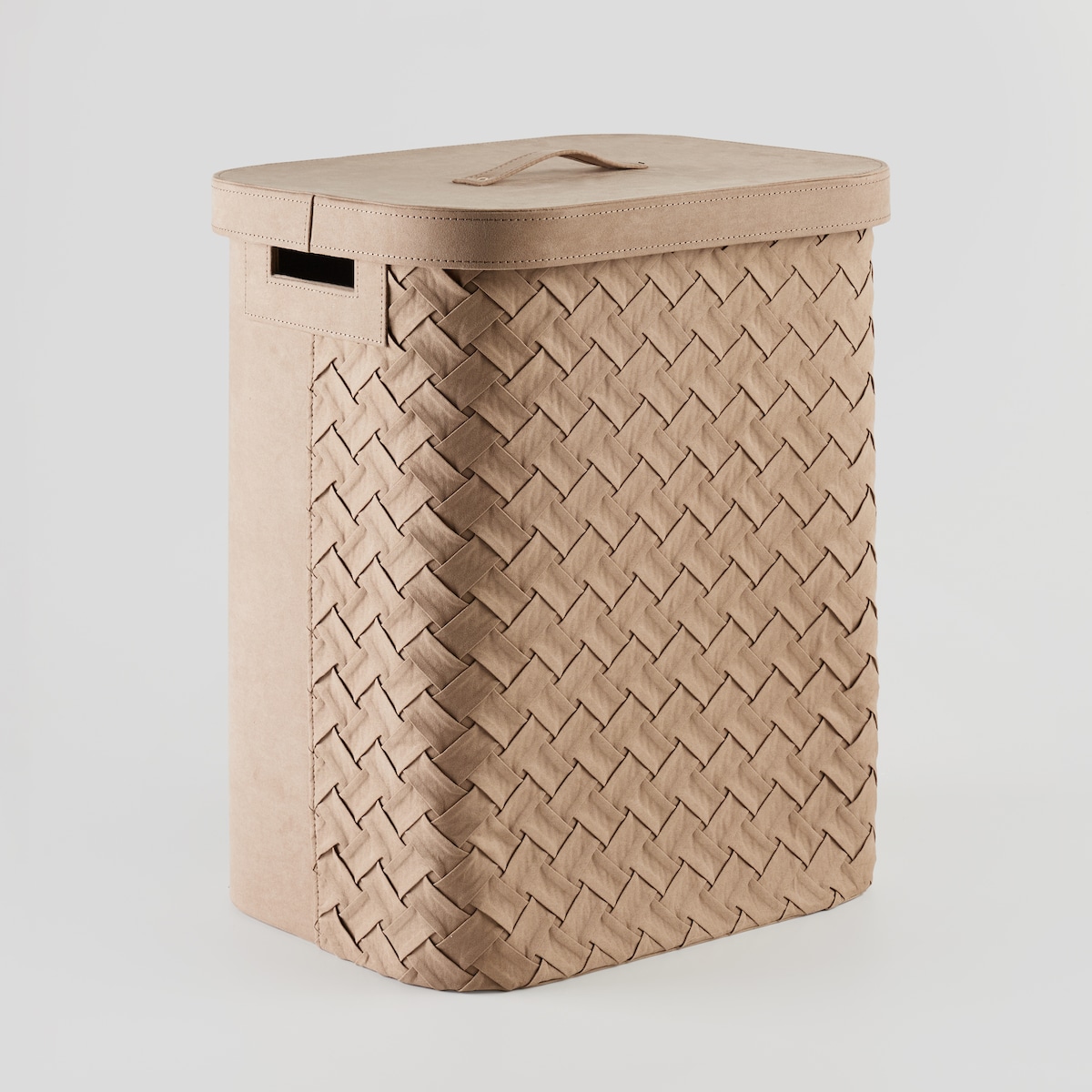 elegancki kosz na pranie z welwetu babtistin 65 l