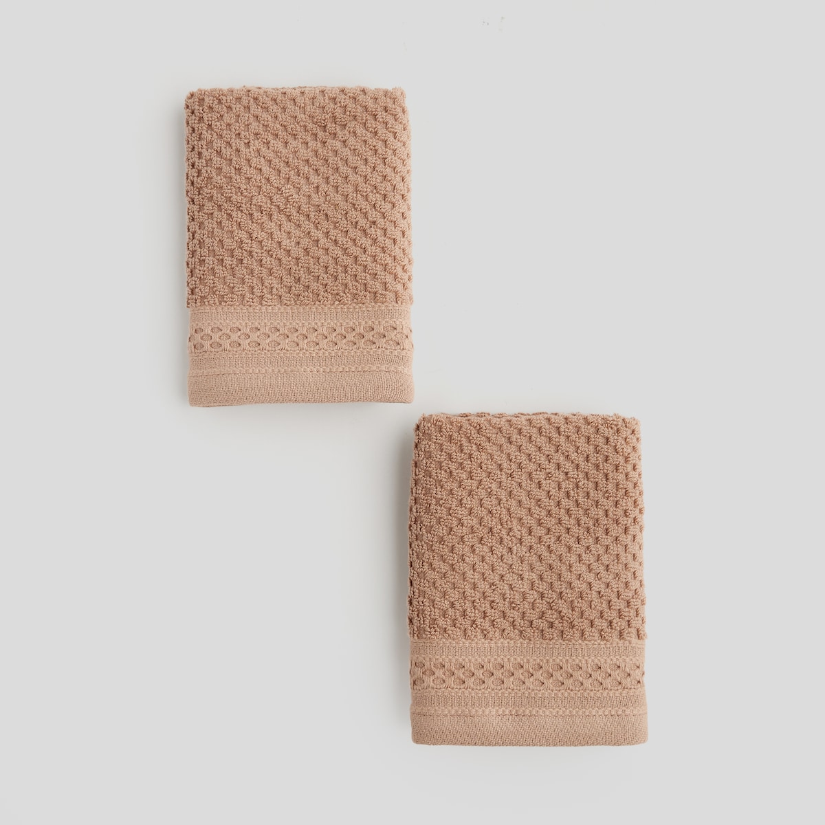 Komplet 2 szt. ręczników do twarzy lub do rąk Risso 30x30 cm
