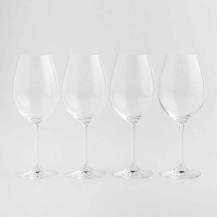 Komplet kieliszków do wina ze szkła kryształowego Anoa