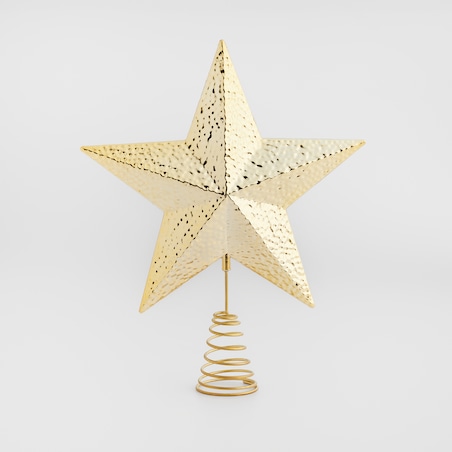 Czubek Na Choinkę Dun z motywem gwiazdy