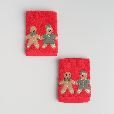 Komplet 2 szt. ręczników do twarzy lub do rąk Peci 30x30 cm