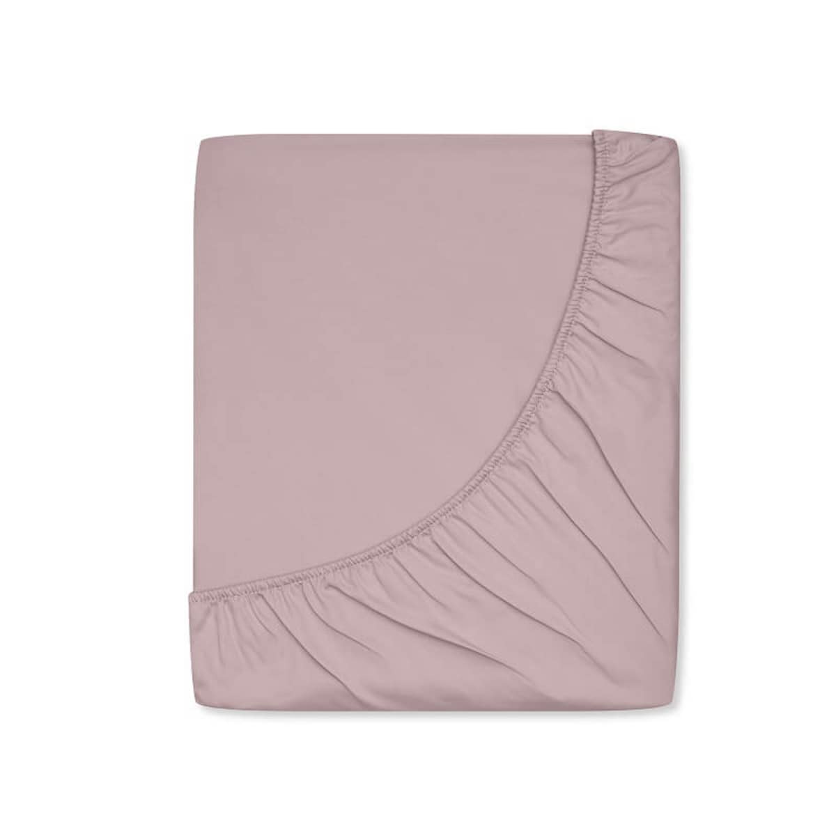 Prześcieradło satynowe z gumką dusty pink 200 x 200 cm