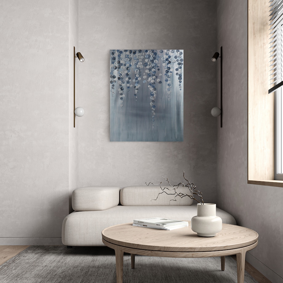 Ręcznie zdobiony obraz Rain 2