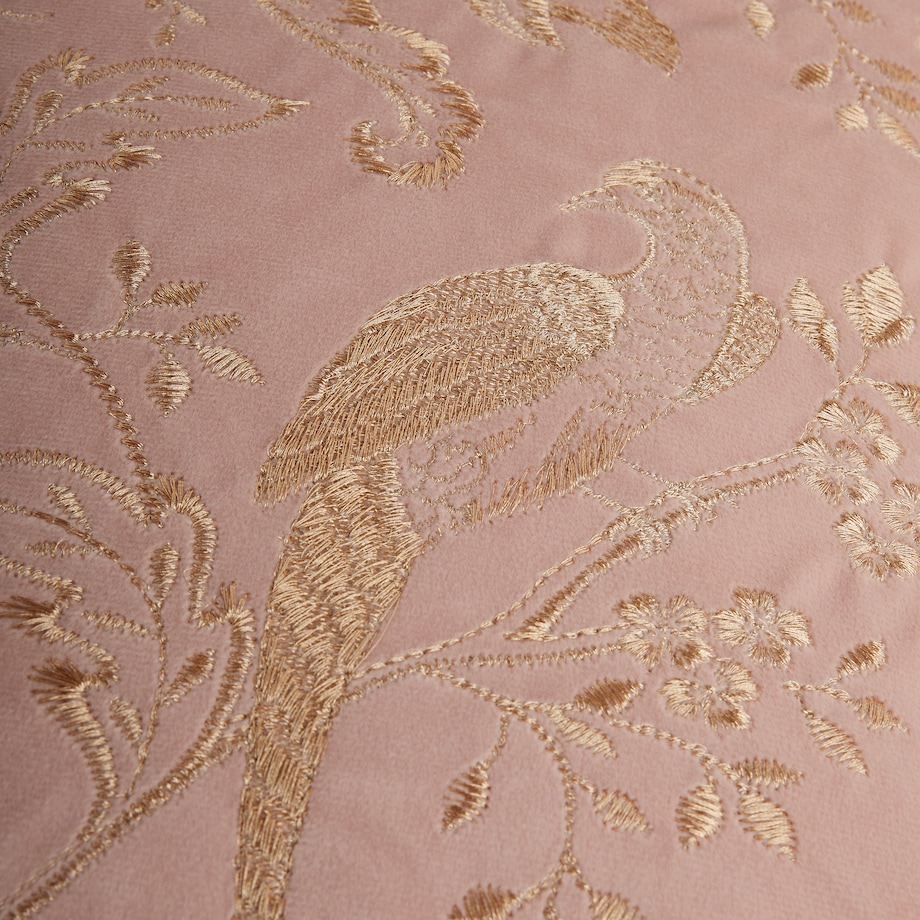 Poszewka Haftowana Ptako 45x45 cm z motywem zwierzęcym