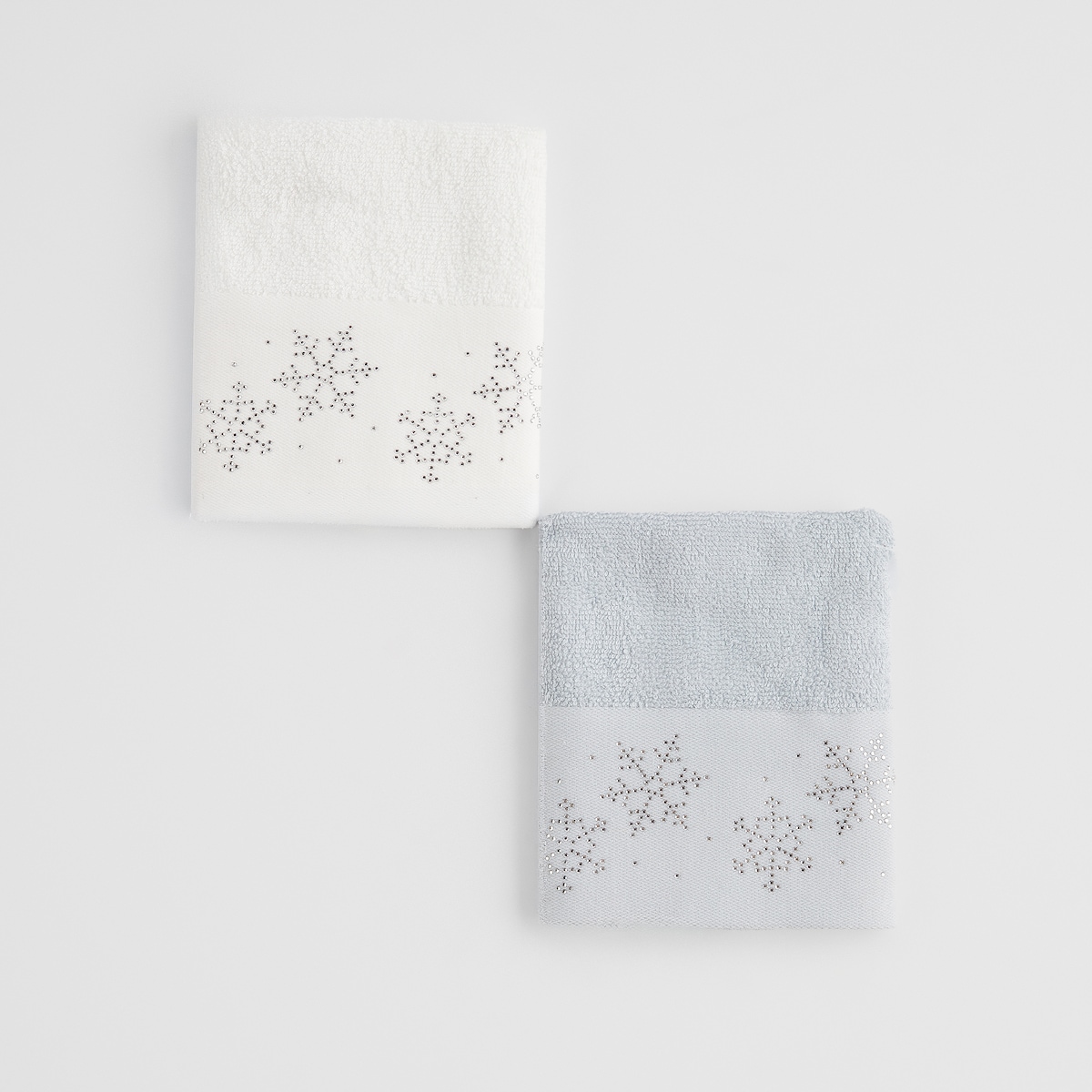Komplet ręczników dekoracyjnych do twarzy lub rąk 2szt Snowelle 30x50 cm