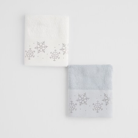 Komplet ręczników dekoracyjnych do twarzy lub rąk 2szt Snowelle 30x50 cm