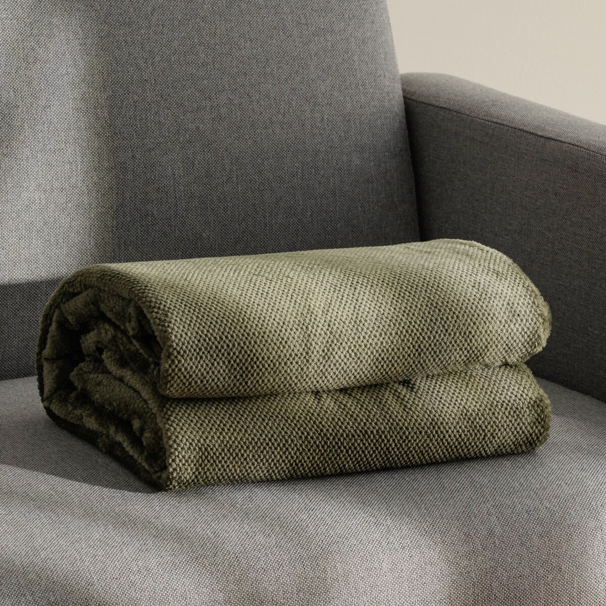 Koc Polarowy w Drobny Wzór Abbis 140x190 cm