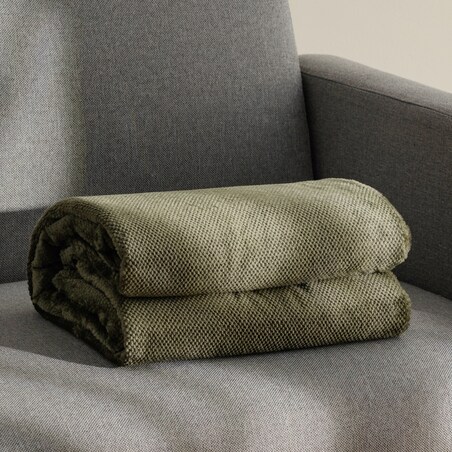 Koc Polarowy w Drobny Wzór Abbis 140x190 cm