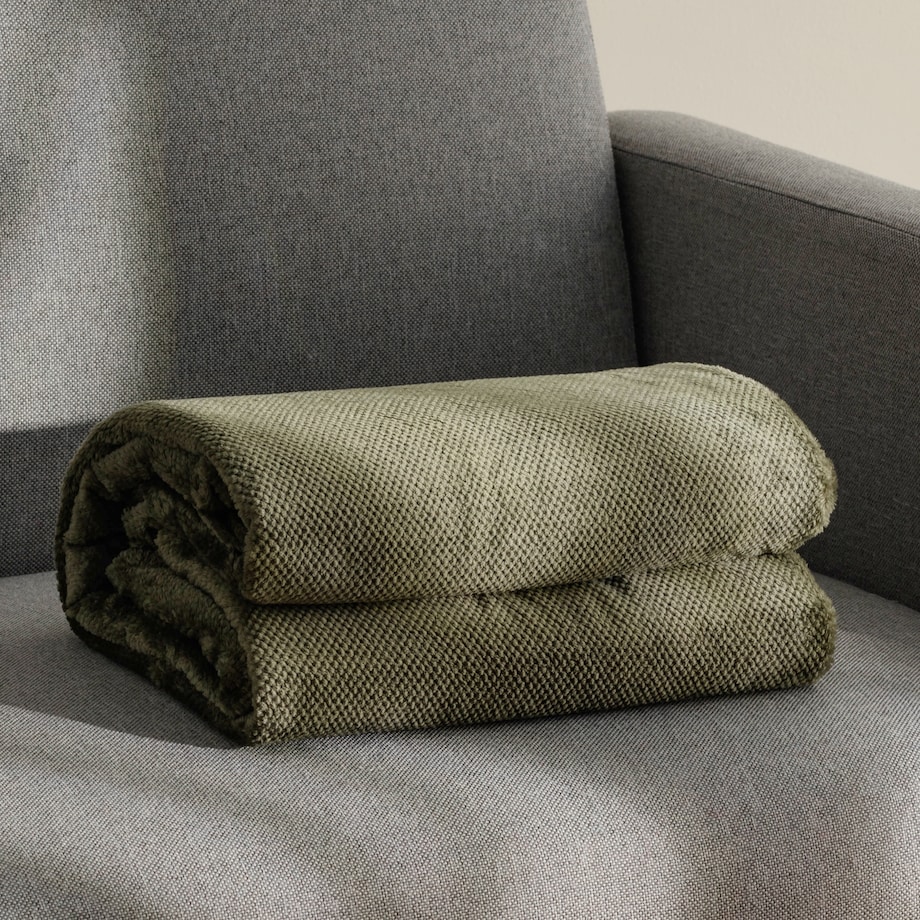 Koc Polarowy w Drobny Wzór Abbis 140x190 cm