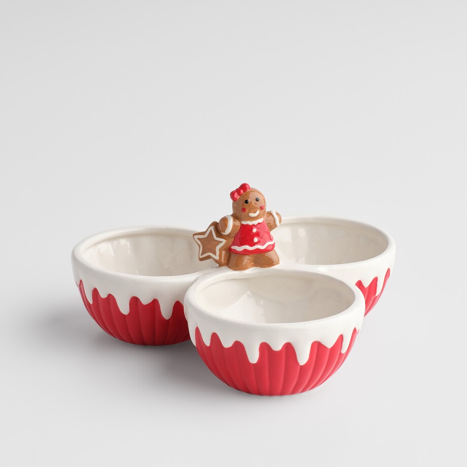 Patera Gingerbreadman triple z motywem piernika