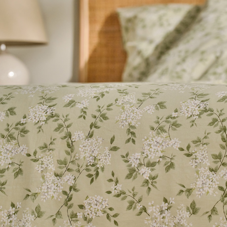 Pościel Bawełniana Silishala 200x220 cm z motywem kwiatowym