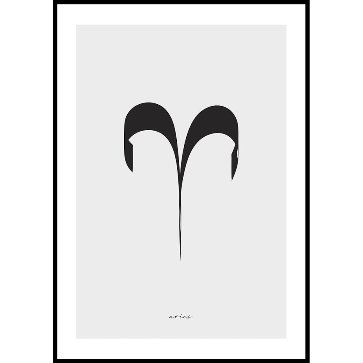 plakat znak zodiaku baran 30x40 cm