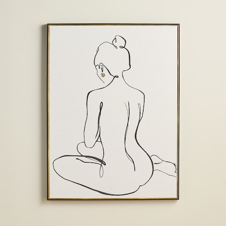 Obraz kobiety w ramie sublos 60x80