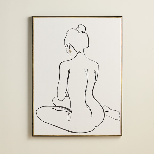 Obraz kobiety w ramie sublos 60x80