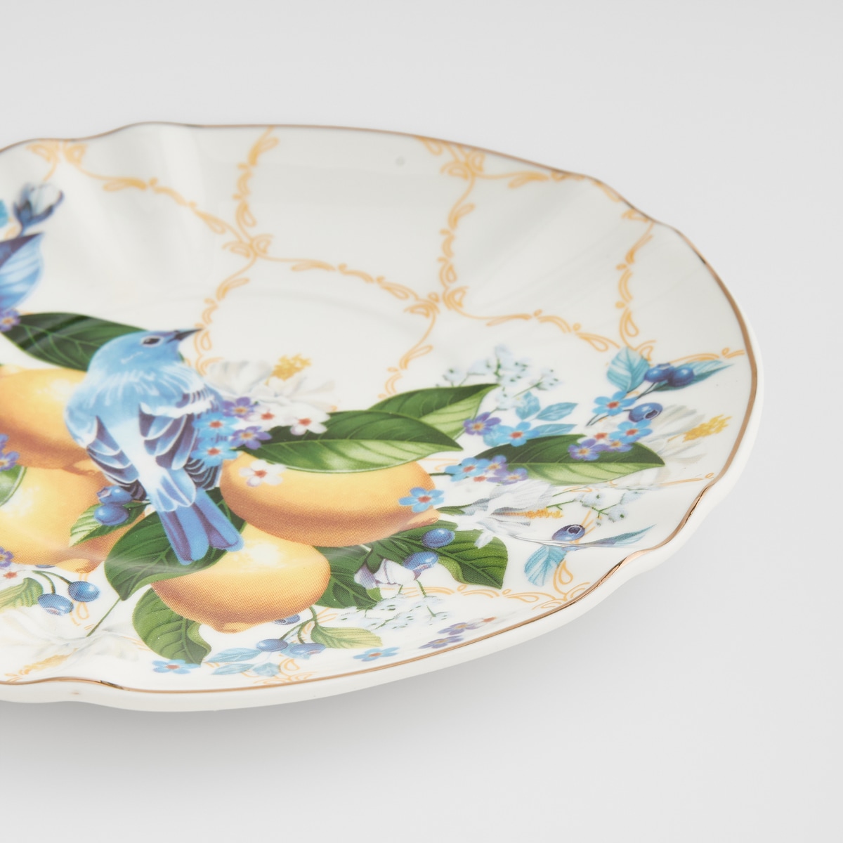 Filiżanka Ze Spodkiem Lemondi z motywem owoców