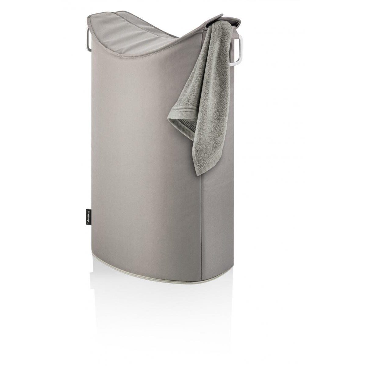 Kosz na pranie FRISCO - taupe, włókno syntetyczne, 70x28x45 cm