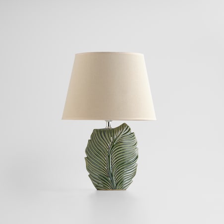 Lampa Stołowa Finda z motywem liściastym