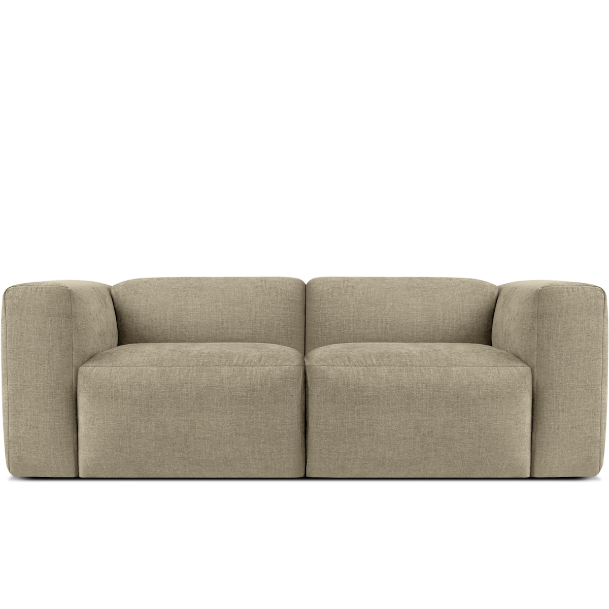 KONSIMO BUFFO 2-osobowa sofa z niezwykle miękkim i wygodnym siedziskiem, kolor piaskowy