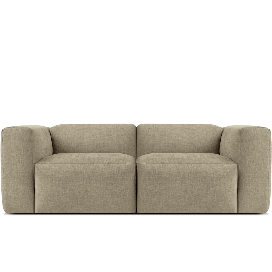 KONSIMO BUFFO 2-osobowa sofa z niezwykle miękkim i wygodnym siedziskiem, kolor piaskowy