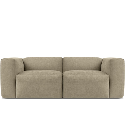 KONSIMO BUFFO 2-osobowa sofa z niezwykle miękkim i wygodnym siedziskiem, kolor piaskowy