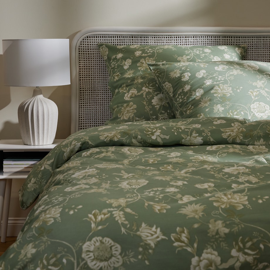 Pościel z bawełny satynowej Blumena 200x220 cm