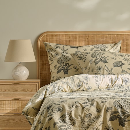 Pościel Bawełniana Sinfalia 160x200 cm z motywem roślinnym