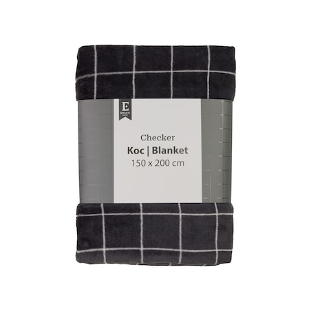 Drukowany koc Checker 150x200 cm