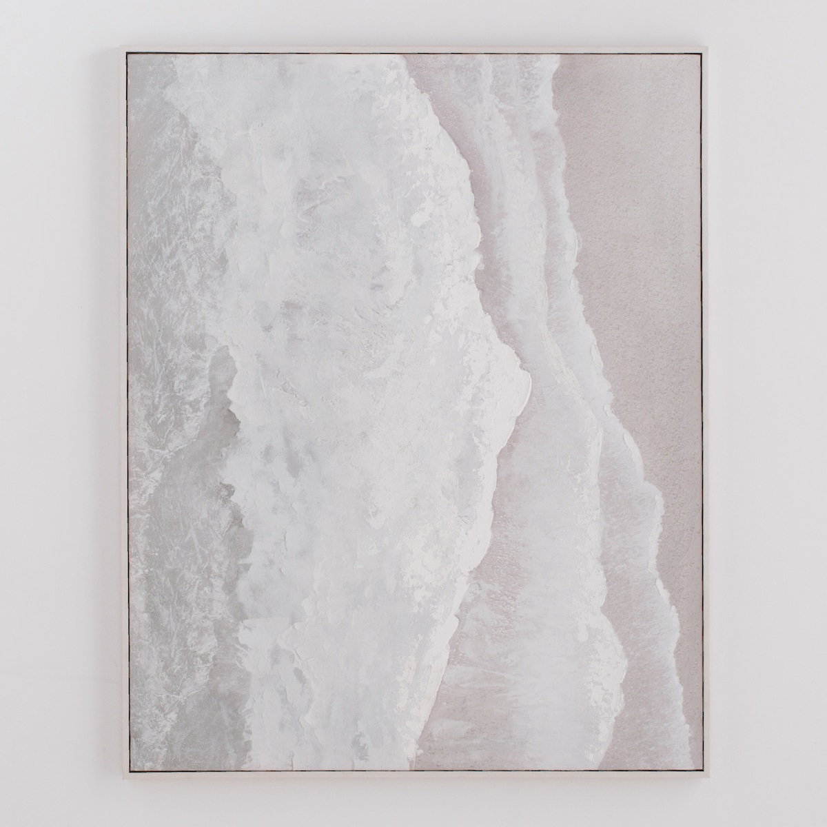 Obraz w ramie Morskie Fale na Płótnie Barga