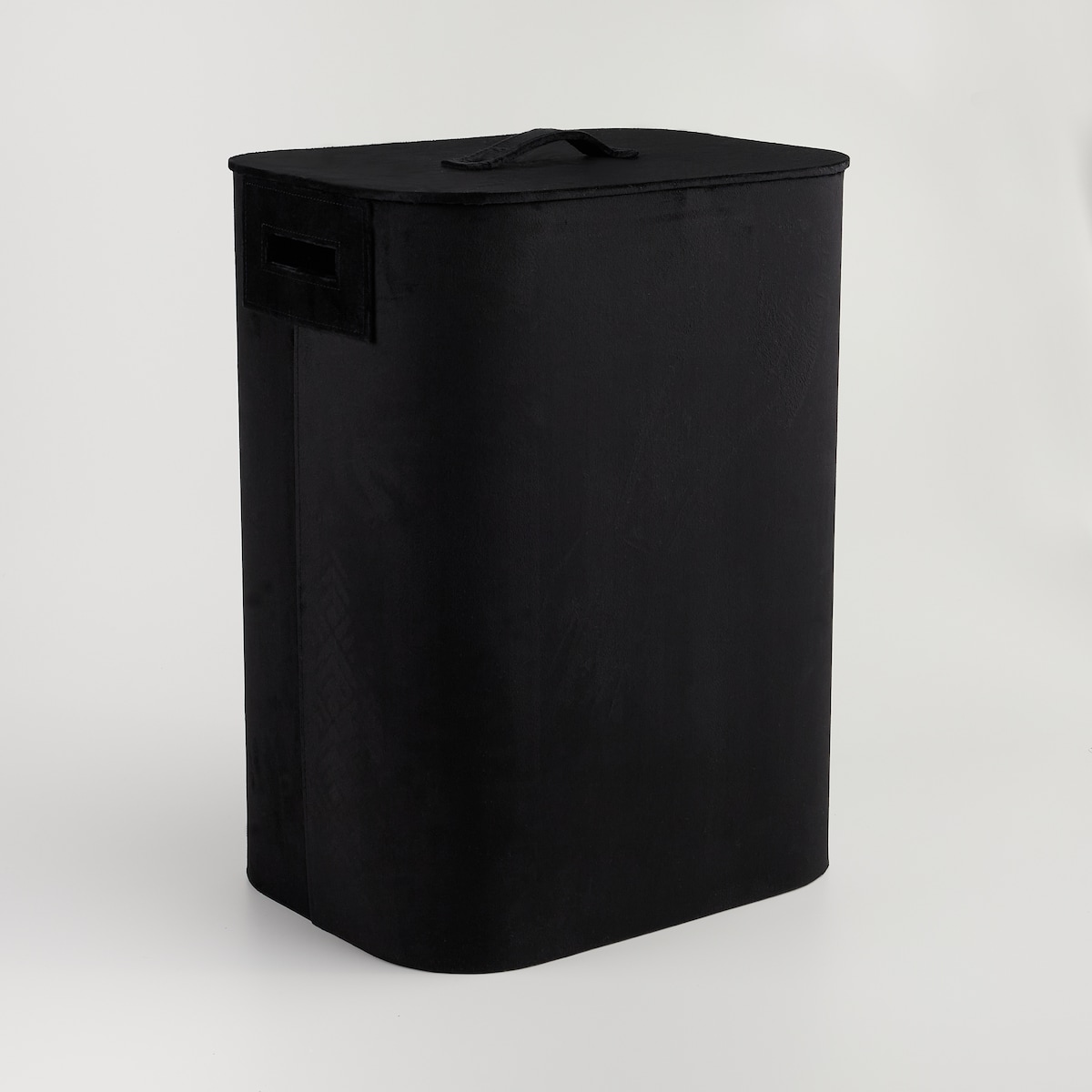 elegancki kosz na pranie z welwetu lantos 90 l