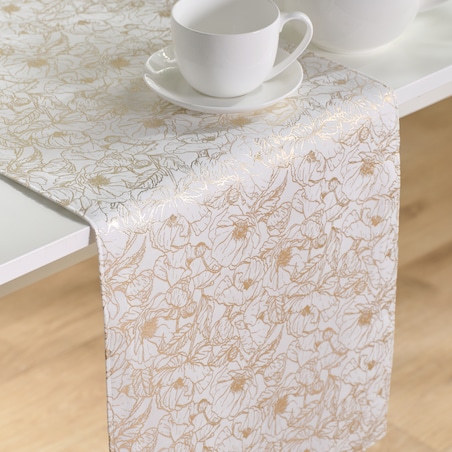 Bieżnik z nadrukiem Casinosis 35x180 cm z motywem kwiatowym