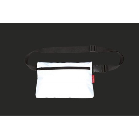 Odblaskowa nerka beltbag flat reflective, poliester, 2 l