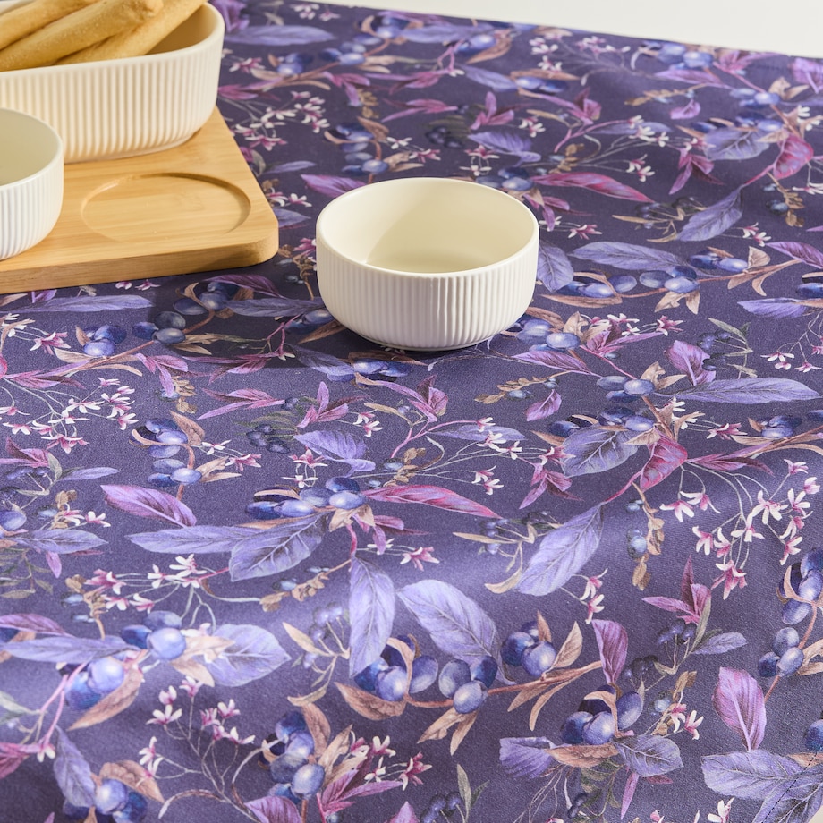 Serweta Drukowana Veriso 80x80 cm z motywem roślinnym