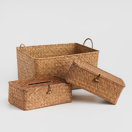 Koszyk Sermosa 26x38 cm w kratę