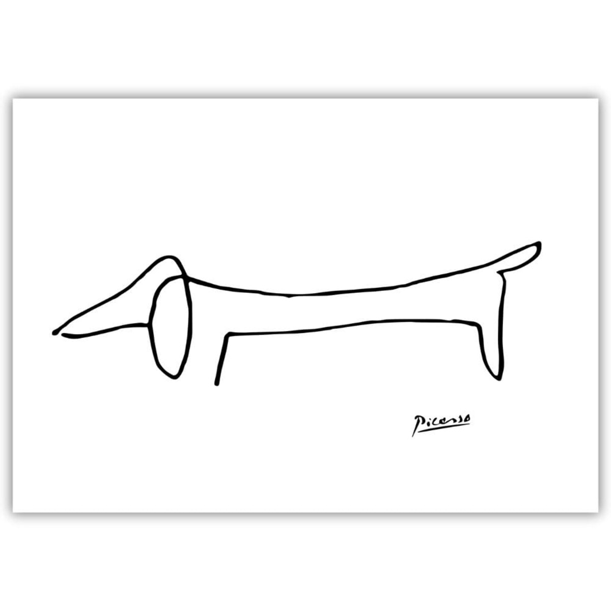 plakat picasso pies 50x70