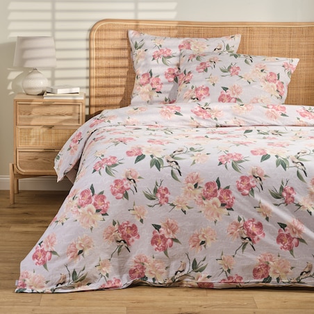 Pościel Bawełniana Parajito 160x200 cm z motywem kwiatowym