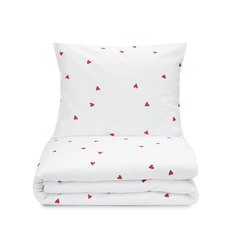 Pościel Serduszka 150/200 + 50/60 cm