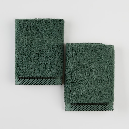 Komplet 2 szt. ręczników do twarzy lub do rąk Bambo 30x30 cm