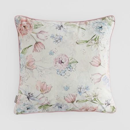 Poszewka z nadrukiem Belleoni 45x45 cm z motywem kwiatowym