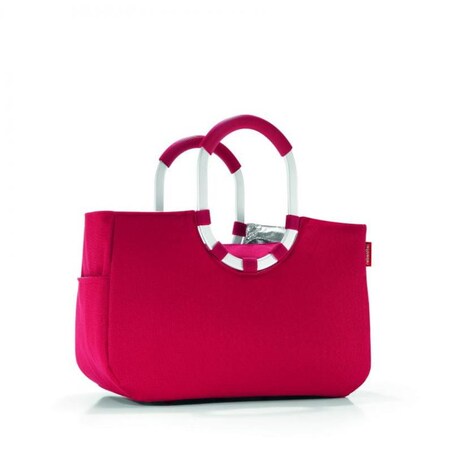 Torba loopshopper M red - poliester, 12 l, 40x20x27,5 cm