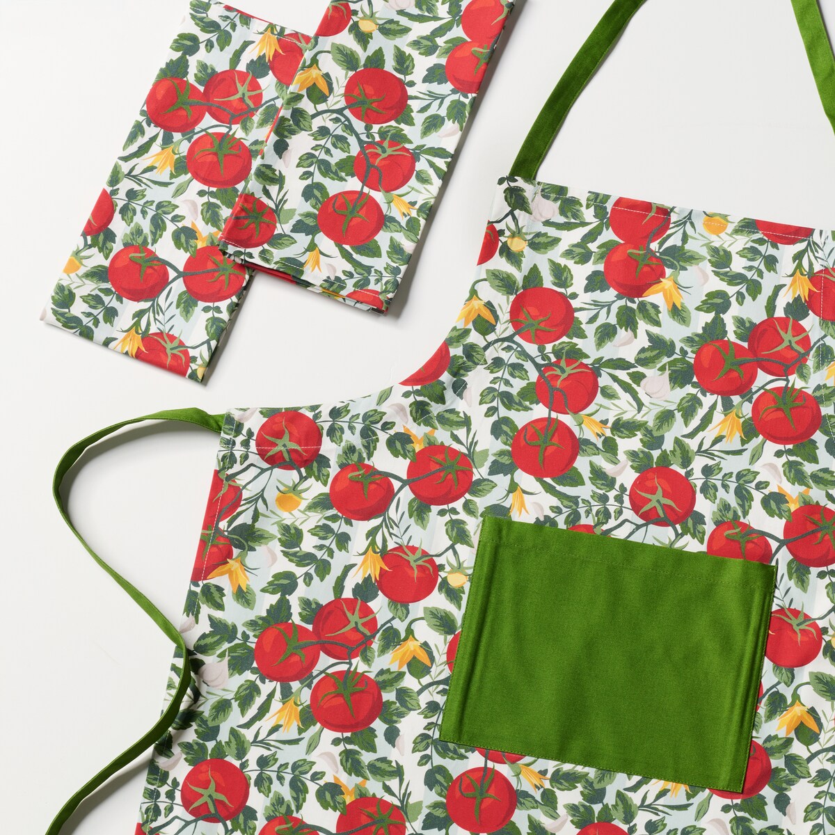 Fartuch Tobasi 70x85 cm z motywem warzyw