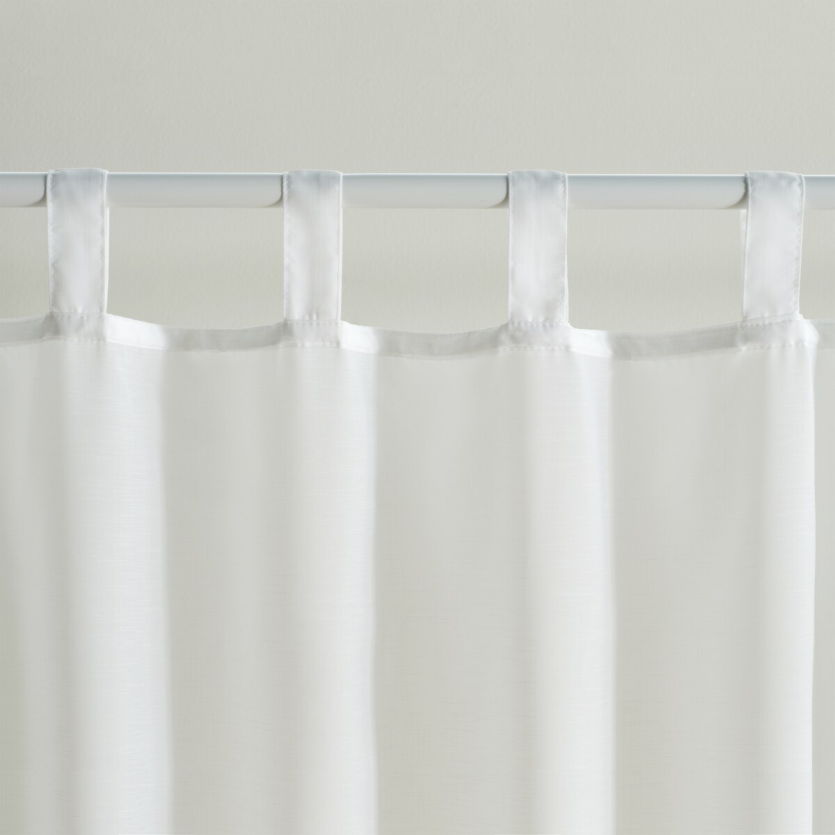 Firana haftowana Lucks 140x250 cm z motywem kwiatowym