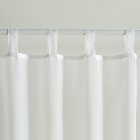 Firana haftowana Lucks 140x250 cm z motywem kwiatowym