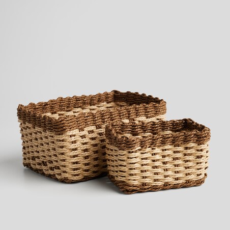Koszyk do przechowywania z trawy morskiej mazzoti